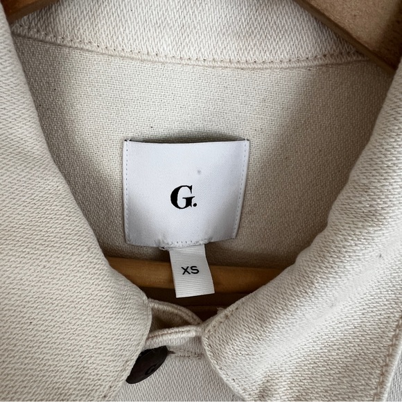 New GWYN Natural Jean Jacket Dress in Beige - Picture 11 of 14